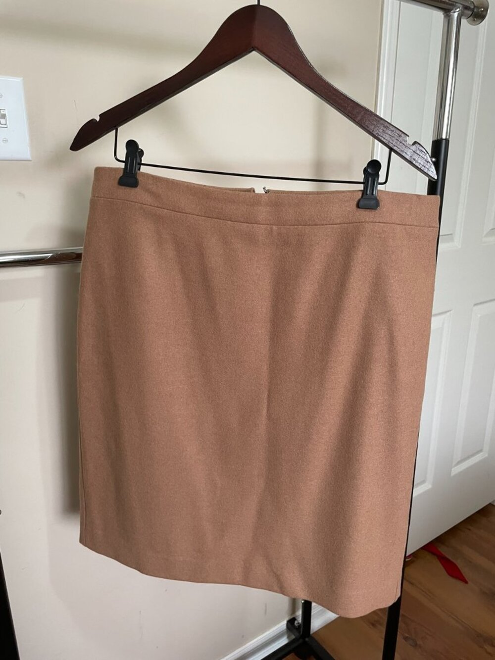 Pencil Skirt, Tan, US 14